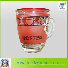 Nice Decal Glass Cup Mug for Coffee & Tea